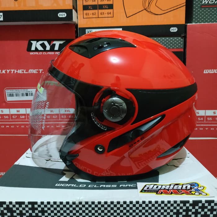 HELM MDS ZARRA SOLID RED LIKE HELM ZEUS 610 HELM TOURING MDS 2 VISOR
