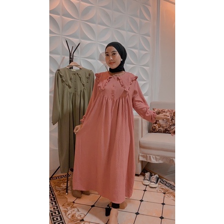Atasan Wanita Tunik Dolby Kanaya Midi Dress