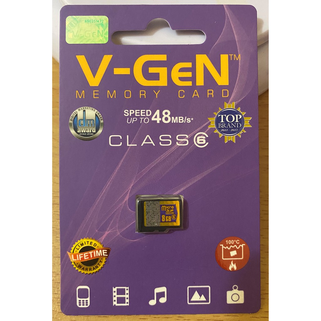 memory card vgen kelas 6   4 gb