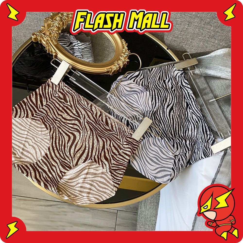 FLASHmall Celana Dalam Wanita Sexy Motif Macan B077