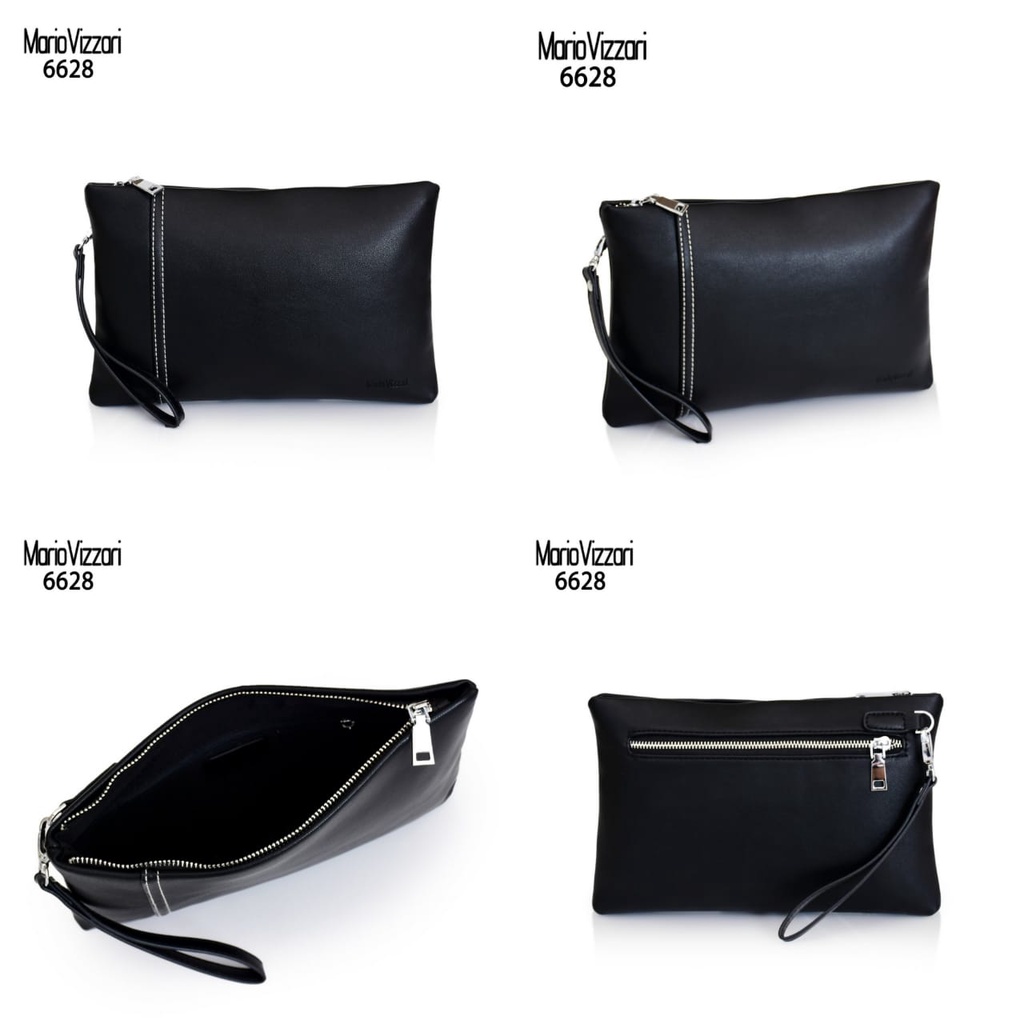 Tas Clutch Pria Kulit Mario Vizzari Idris (6628)