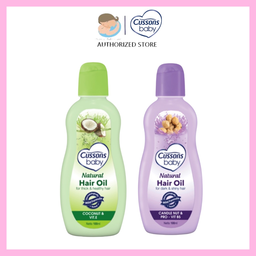 Cussons Baby Natural Hair Oil 100ML/ Minyak Rambut Bayi