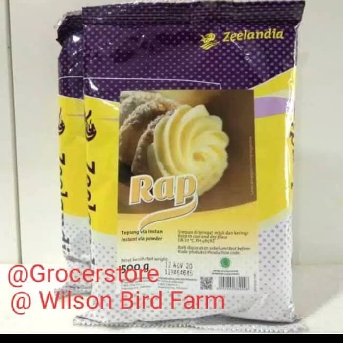 TERBARU Tepung Vla Instant Zeelandia Rap Custard 500 gram / Custard Powder