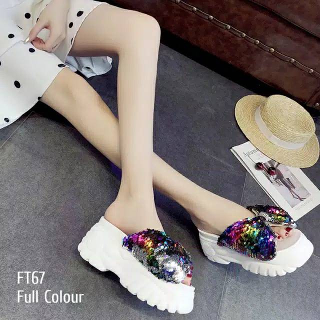 Sandal import wanita Korea