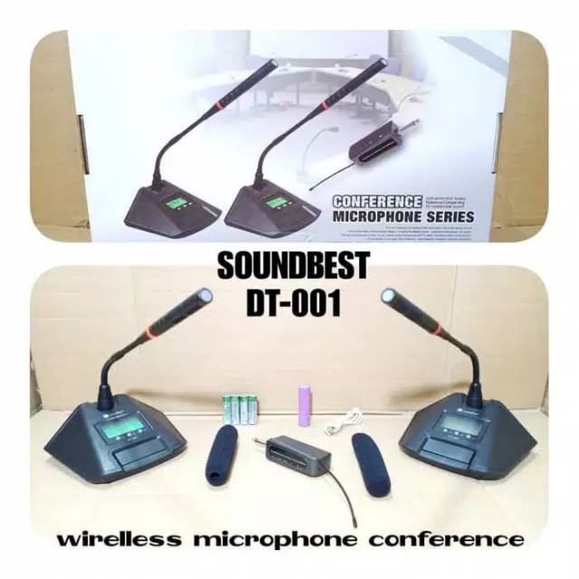 Mic podium wireless soundbest DT-001 original.