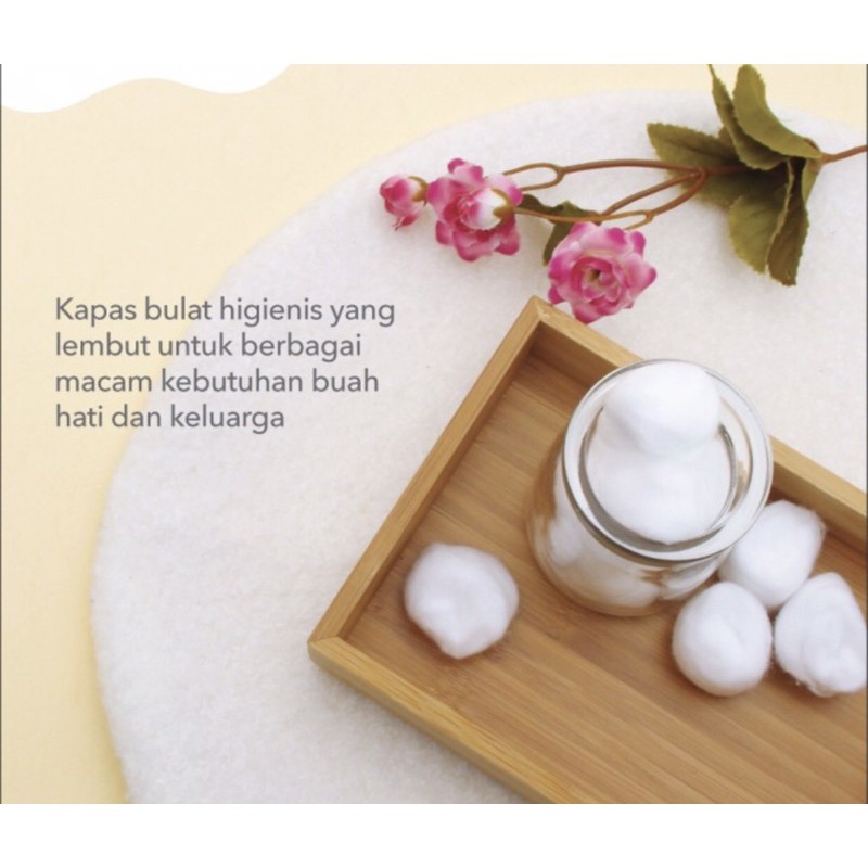 Pigeon coton balls 100 pcs ( kapas bulat higienis bayi )