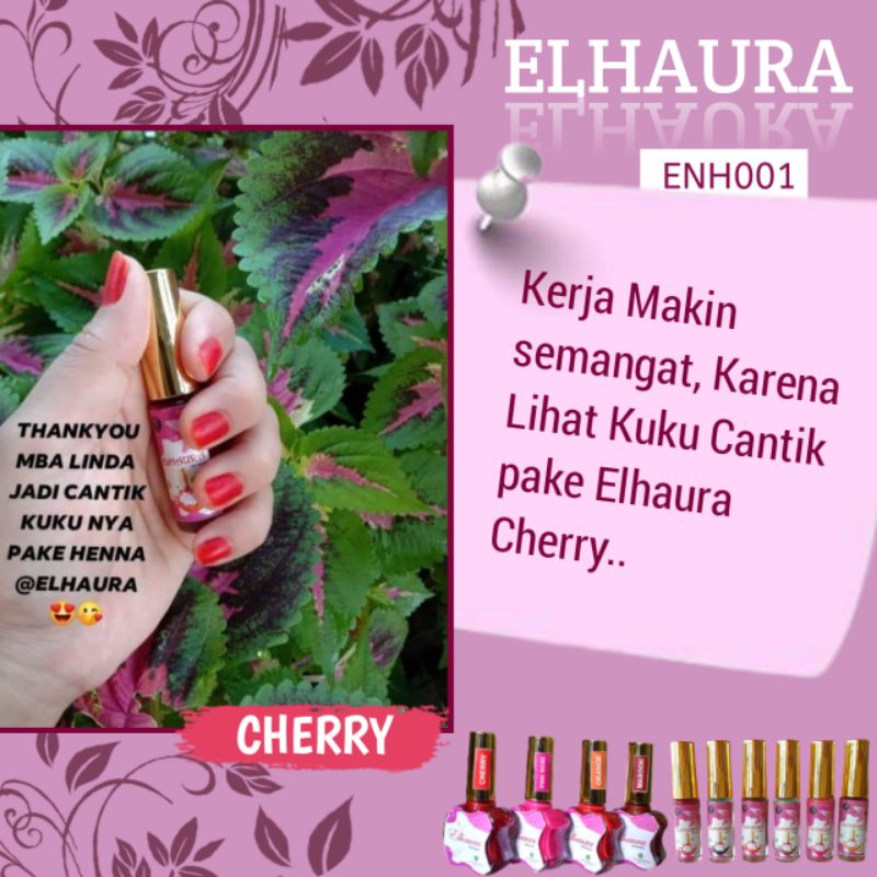 Kutek Halal Elhaura Nail Henna Murah Longlasting Hena Kuku Pacar Inai Viral Famous