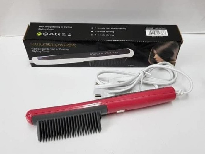 Catok Sisir Rambut/Sisir Catok Hair Straightener ASL 908B Mini