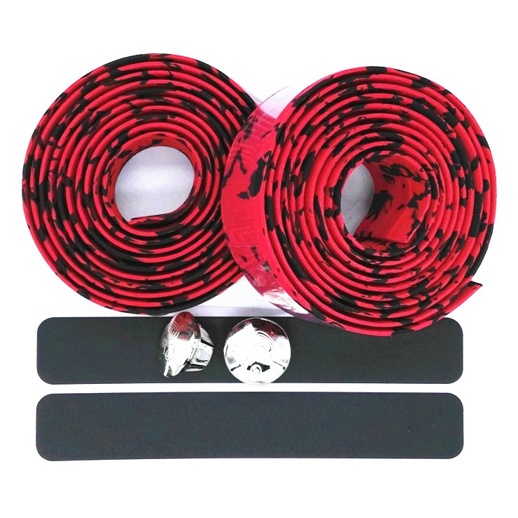 Handlebar Tape Sepeda 2M x 30MM 2 PCS - GH-081H - Black White