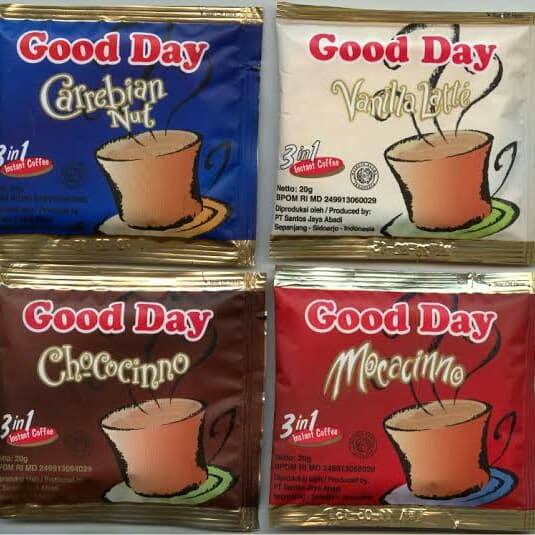 

Ge602Gt Good Day 3In1 Instant Coffee Renceng - Moccachino Ds5545101
