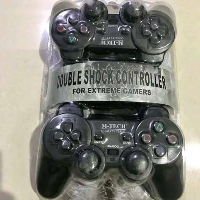 M-Tech Gamepad USB / Joystick Double Hitam