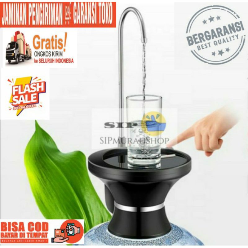 (COD) Pompa Air Galon Tatakan Gelas Elektrik Free USB / Water Dispenser Galon Elektrik Pump / Sunsonic CWP03 Pompa Galon Elektrik Dengan Tatakan Gelas