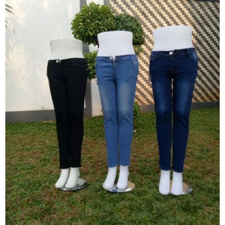 soft jeans wanita pensil jeans pensil wanita fit 27-34