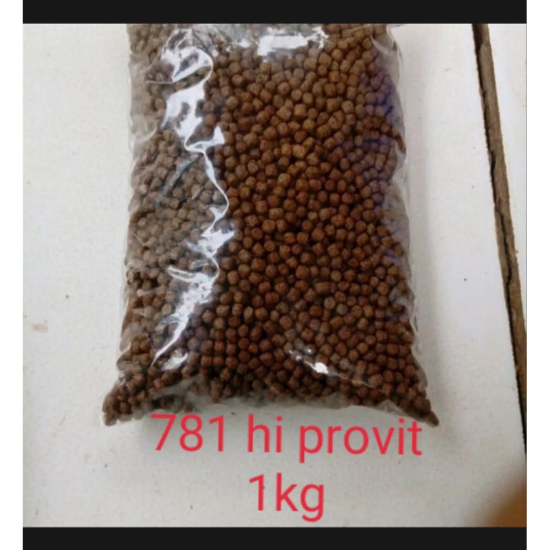pelet 781 hi provite pakan ikan lele,nila,mujair dan gurame