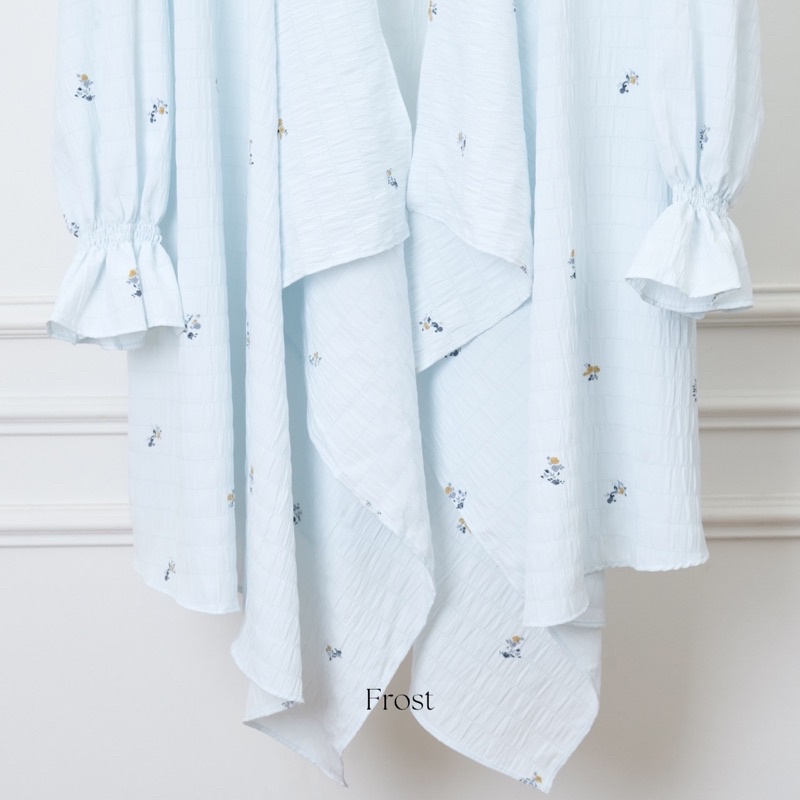 Winter Rose Outer Jumbo / Outer Jumbo / Outer Premium crinkle / outer motif-Frost