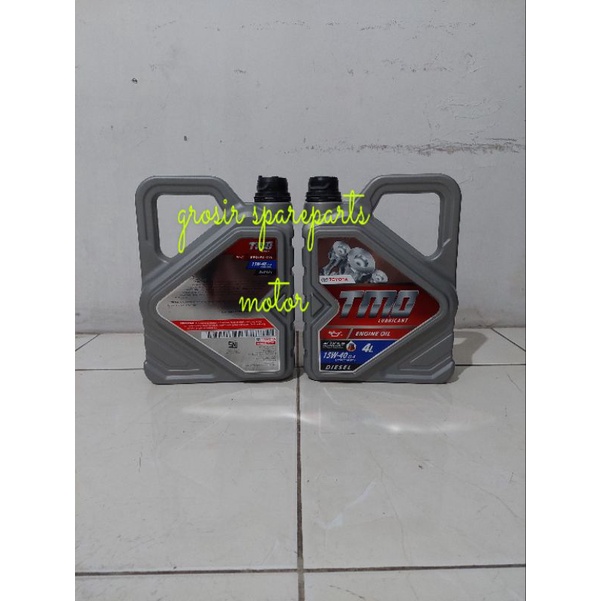 OLI TOYOTA TMO 4 LITER DIESEL SYNTHETIC FORMULA FOR DIESEL API CI-4 15W-40 PER DUS 1DUS
