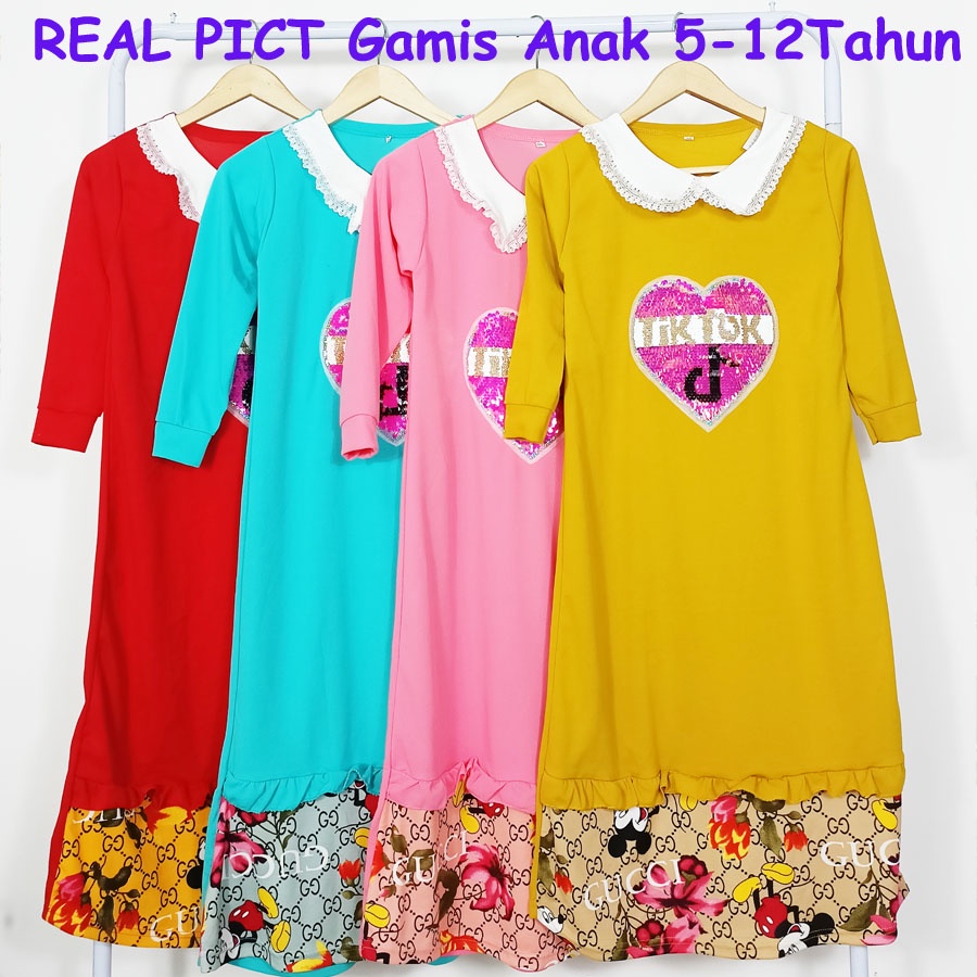 GAMIS JELITA ANAK TEMPELAN TIKKTOKK CANTIK GL FASHION