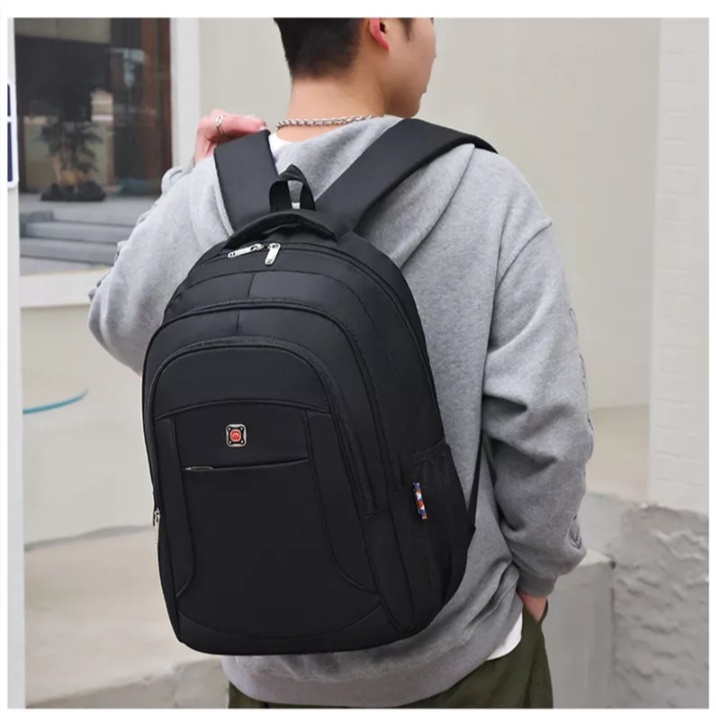 PTM-Tas ransel pria sporty anti air-tas sekolah anak laki-laki SMP SMA kuliah-tas punggung fashion