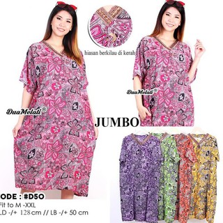  Baju  Tidur Daster  Batik  Jumbo Big Size Rayon Xxxl Gaya 