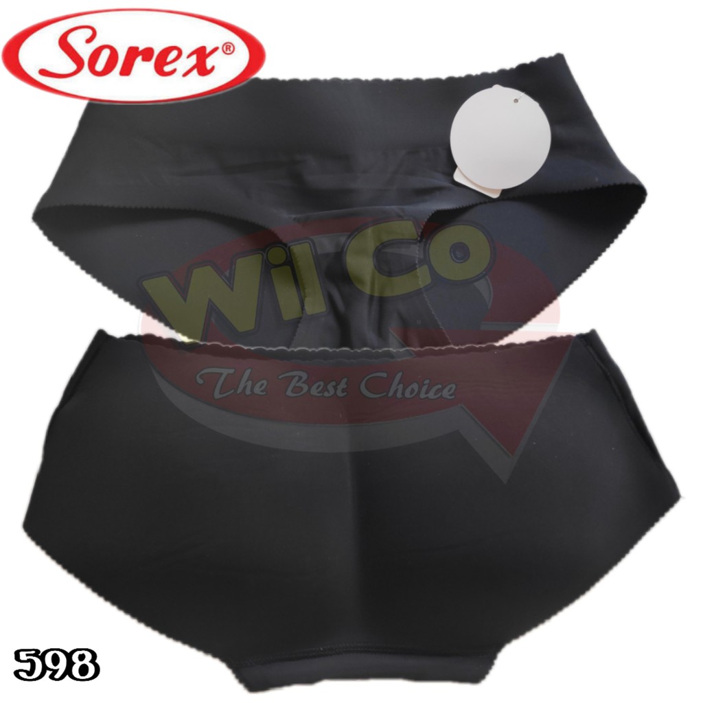 J598 Sorex Celana Dalam Busa Bokong, Pantat Palsu Wanita Size S - XL (BB 35 -55 Kg)