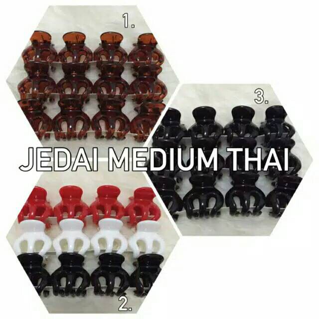 Jedai original Bangkok isi 12 pcs uk 3,5 cm (medium)