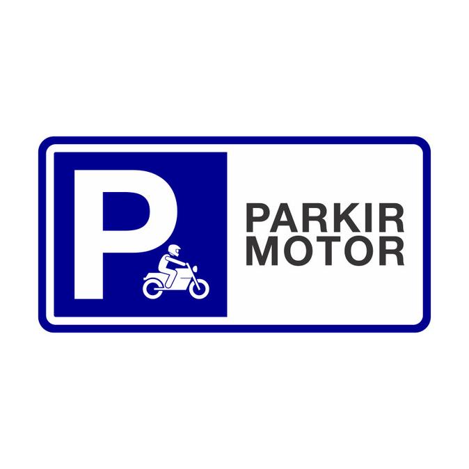 

Rambu Parkir Motor 50cm x 25cm Plat Alumunium 1.2mm