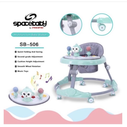 SpaceBaby Space Baby Walker Alat Belajar Jalan Anak Bayi SB-506 SB-507