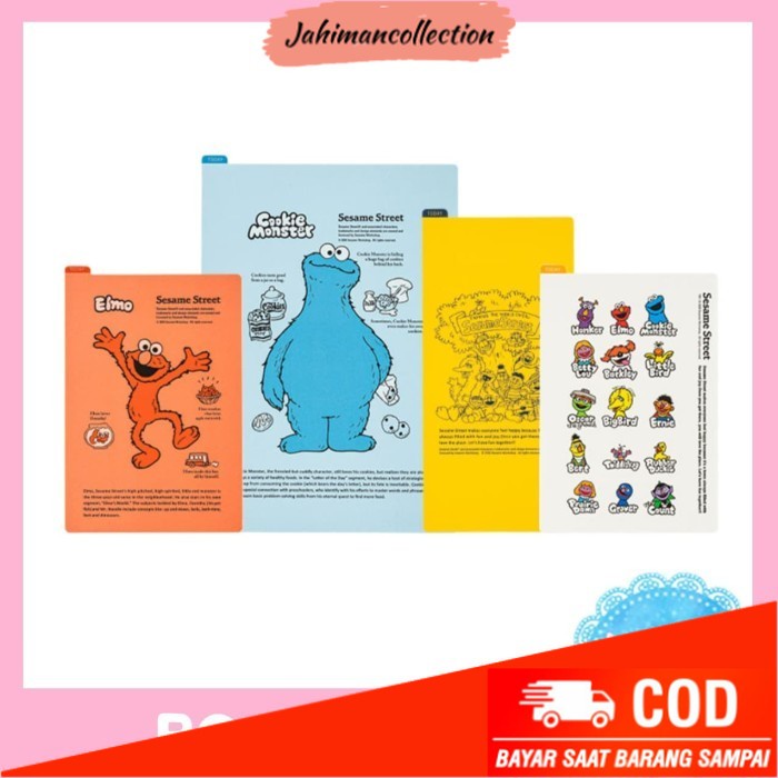 

✨ BISA COD ✨ Hobonichi Pencil Board Sesame Street |A6 Original/A5 Cousin/Weeks Size - Elmo A6