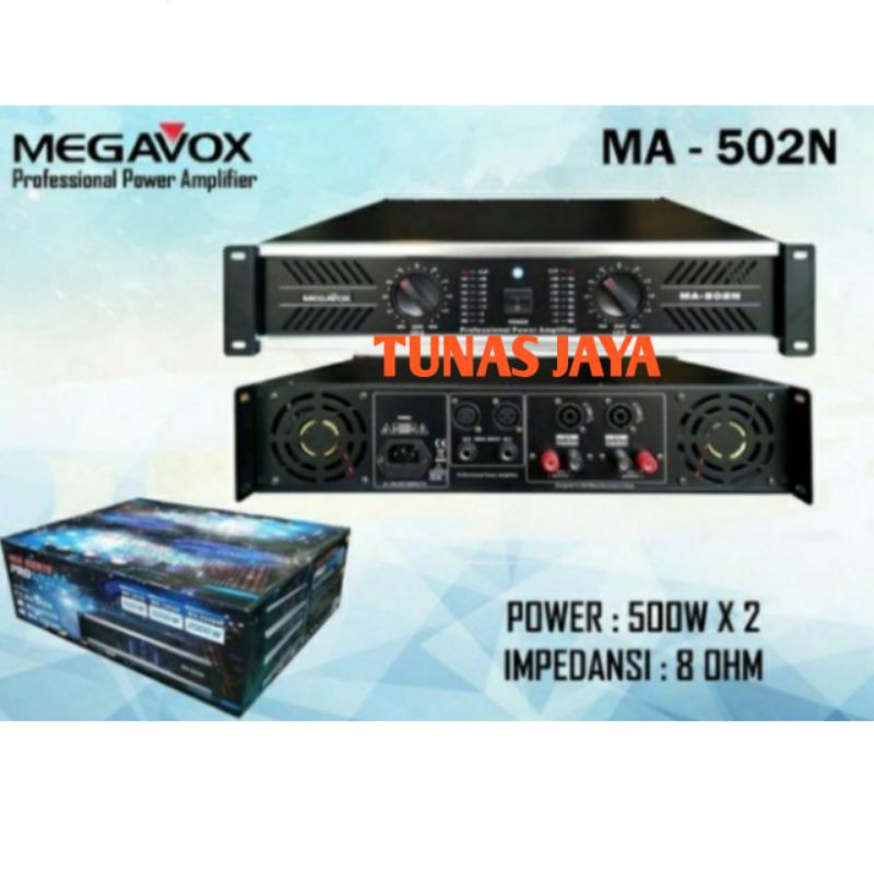 AMPLI POWER MEGAVOX MA502 ORIGINAL POWER MEGAVOX MA 502