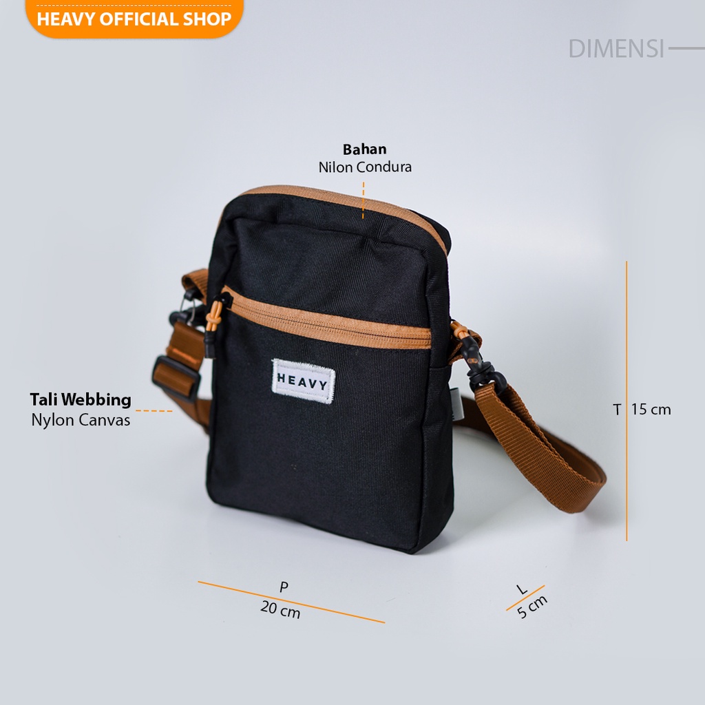 TAS SELEMPANG HEAVY NYKEW SERIES | SLING BAG CASUAL HEAVY UNISEX CROSS BAG