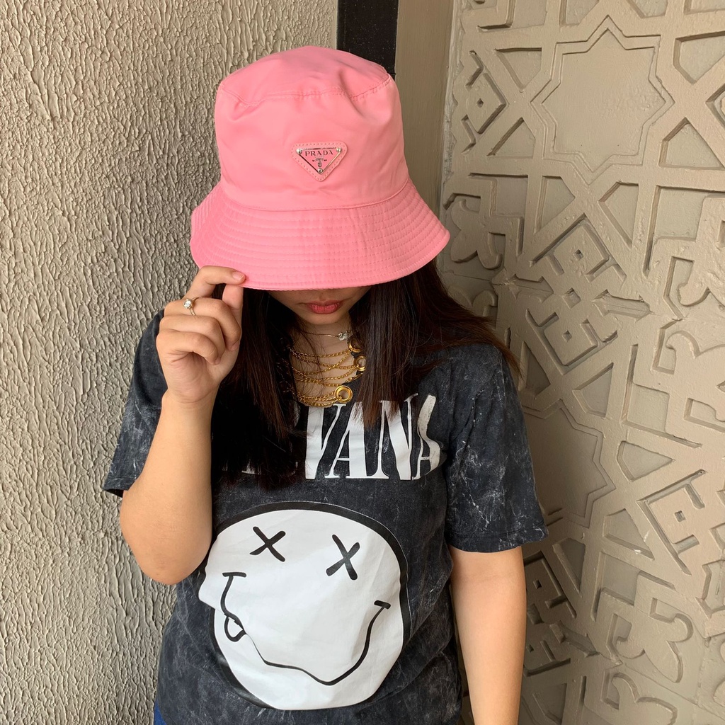 LUXY LX4025 TOPI BRANDED WANITA BUCKET HAT UNISEX KUALITAS PLATINUM 1:1 IMPORT QUALITY