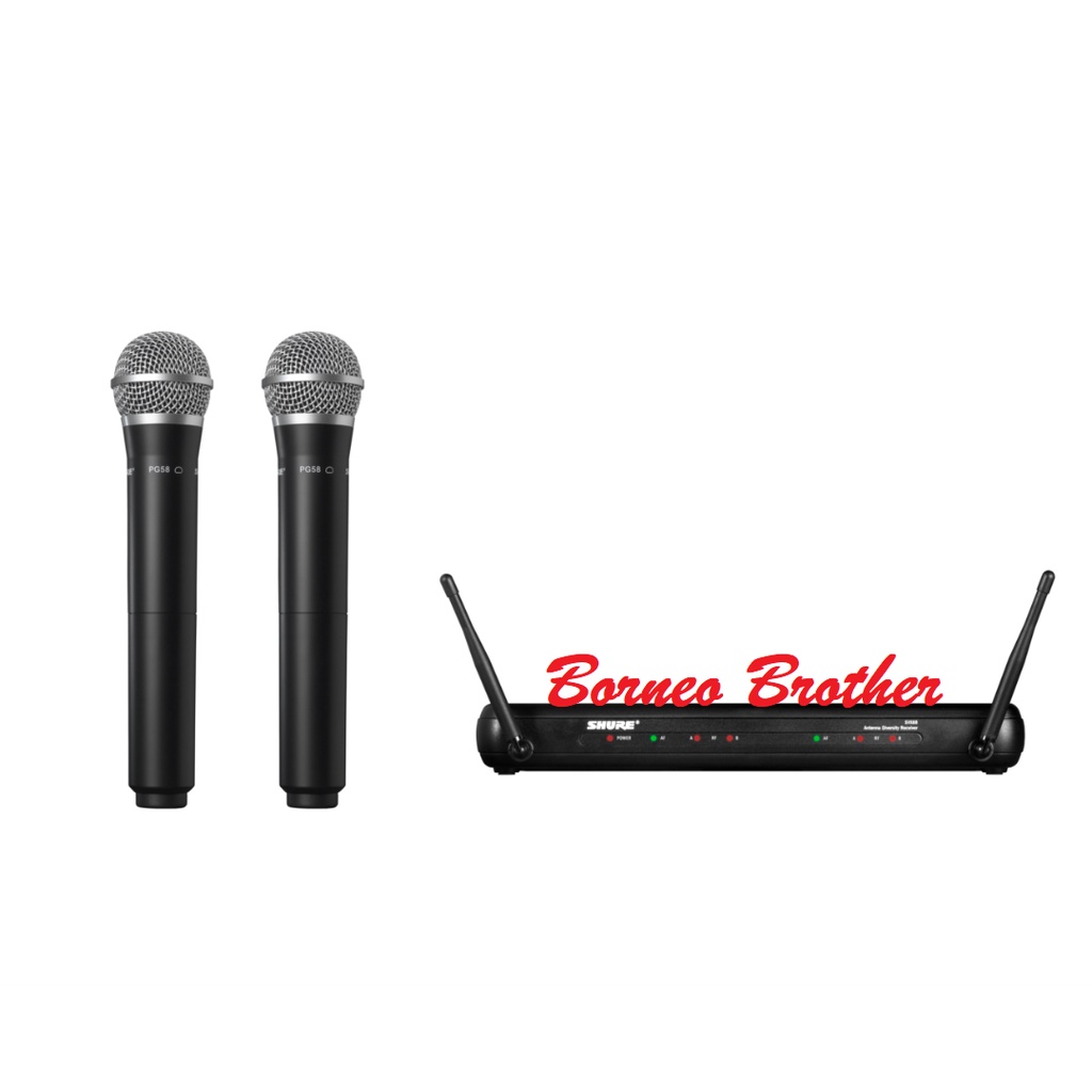 Shure SVX288/PG58 SVX 288 PG 58 SVX288 PG58 Original Mic Handheld Dual