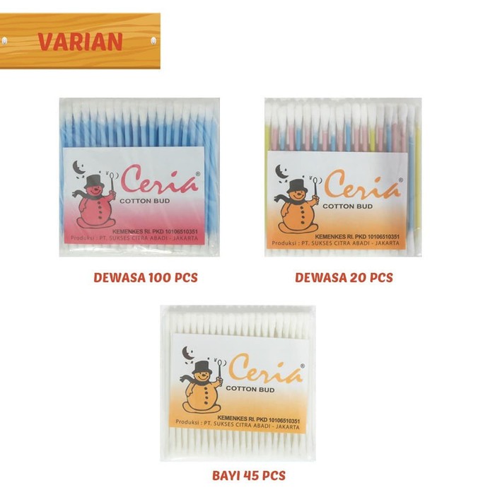 Cotton Bud Ceria Korek Kuping