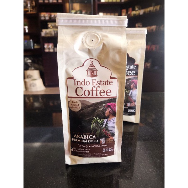 

ARABICA PREMIUM GOLD 200gr ( Indo estate Coffee)