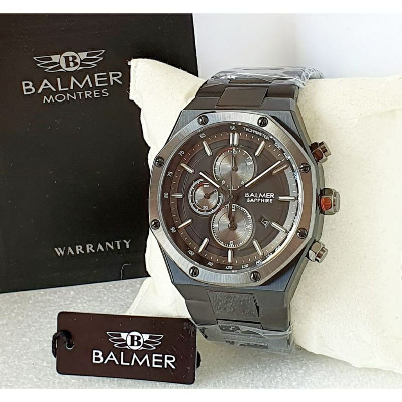 Balmer Jam Tangan Pria BALMER B.8155 SAPPHIRE ORIGINAL Garansi resmi