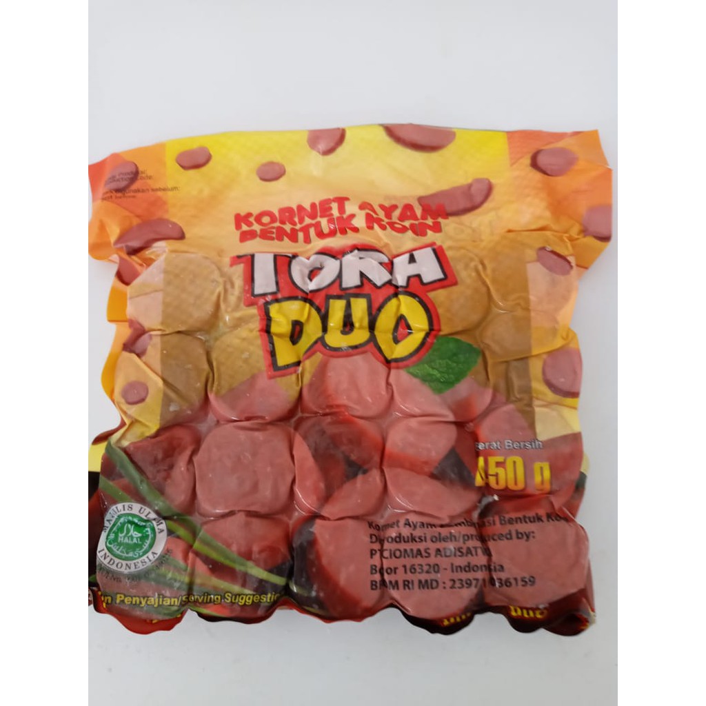 

Kornet Ayam Bentuk Koin Tora Duo 450 gram