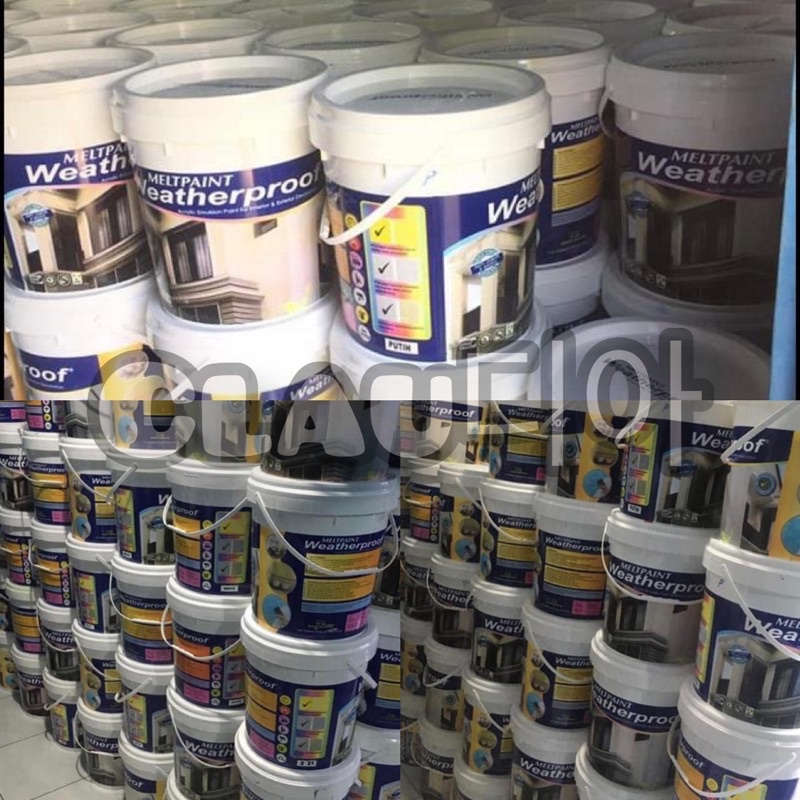 [READY STOCK] CAT TEMBOK MELTPAINT WEATHERPROOF 20KG ORIGINAL not NIPPON DULUX AVITEX