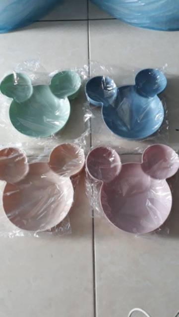 Mickey mouse  bowl/mangkok mickey alat makan unik serbaguna