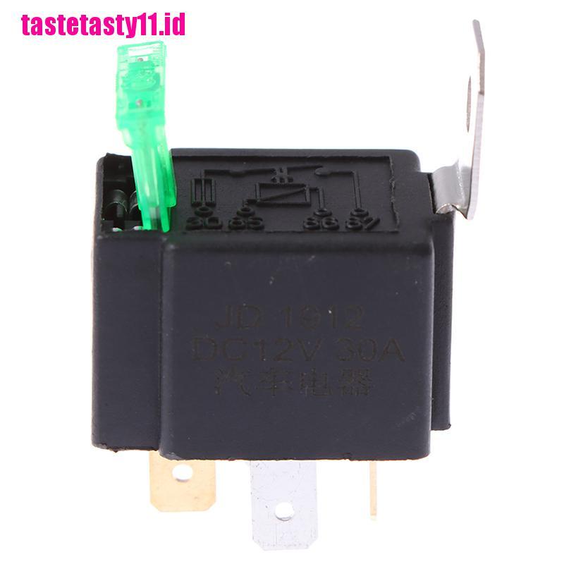 【TTID】12V 30A Car Auto Automotive Heavy Duty Relay 4Pin Fuse Fused On/Off SPST