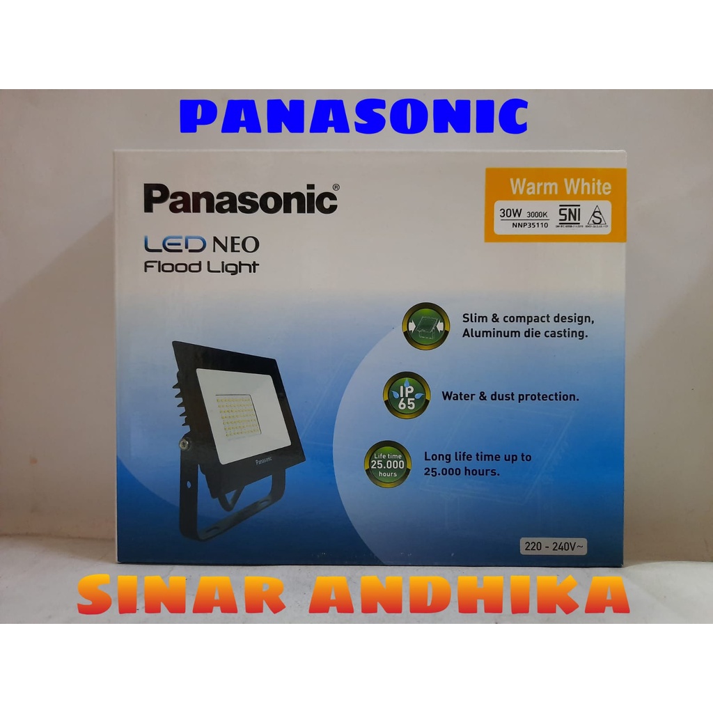 LED NEO FLOOD LIGHT PANASONIC 30 WATT NNP 35150/NNP 35110