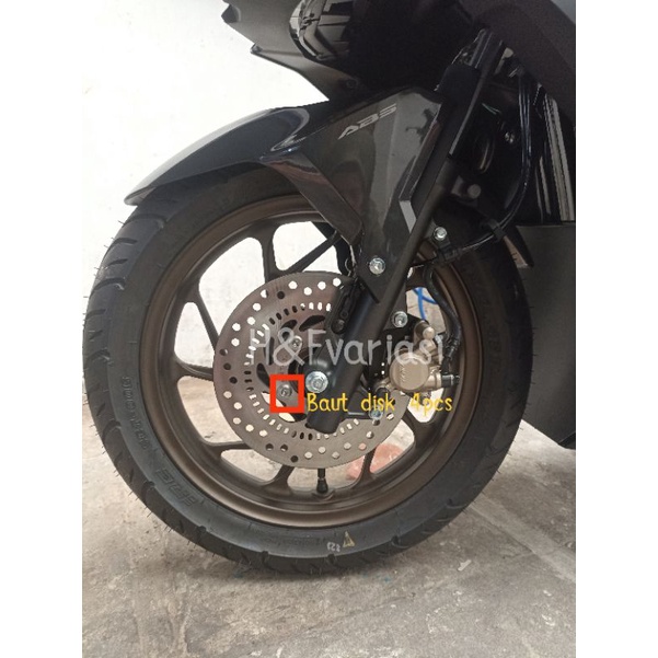Set Baut Disk Cakram HONDA VARIO 160 Probolt Original Stainless Thailand