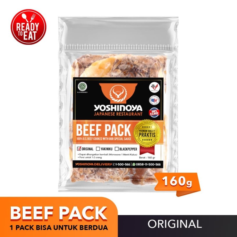 

Beef Pack Original Yoshinoya 160 gram Daging Sapi
