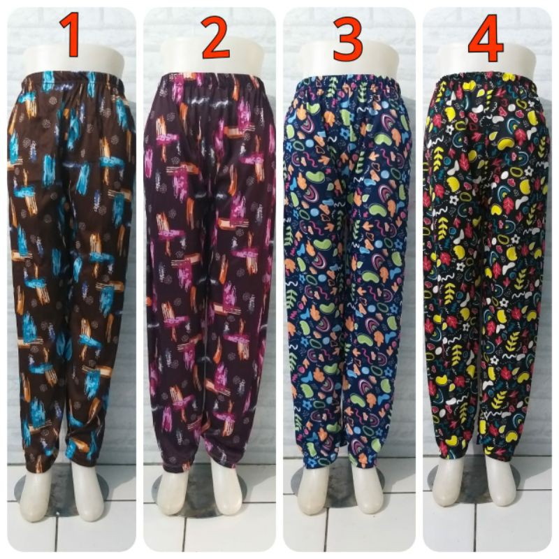 Celamis Celana Dalaman Gamis Perempuan / Legging Panjang Pendek Motif Wanita / Lejing Kulot Cewek / Leging HYGET