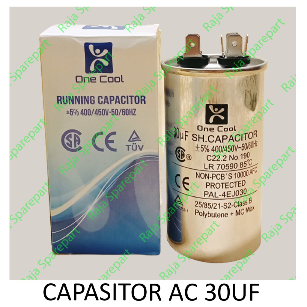 Capasitor Running AC Single 30uf