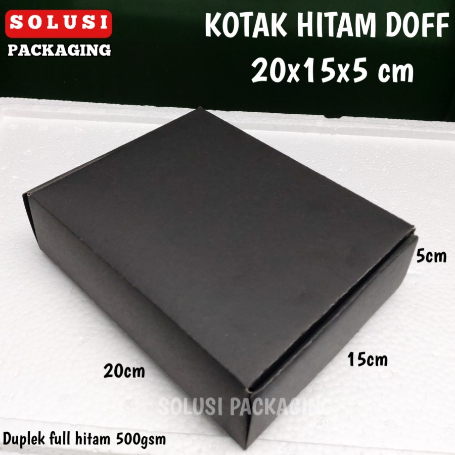 

KOTAK B72 HITAM KARDUS KARTON BOX KEMASAN AKSESORIS SOUVENIR KADO