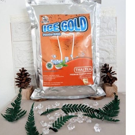 

Powder Drink Premium Ice Gold Mix Rasa Thai Tea 1 Kg
