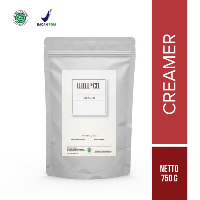 

Krimer- Will&Co Premium Creamer Non Dairy 750Gram -Krimer.