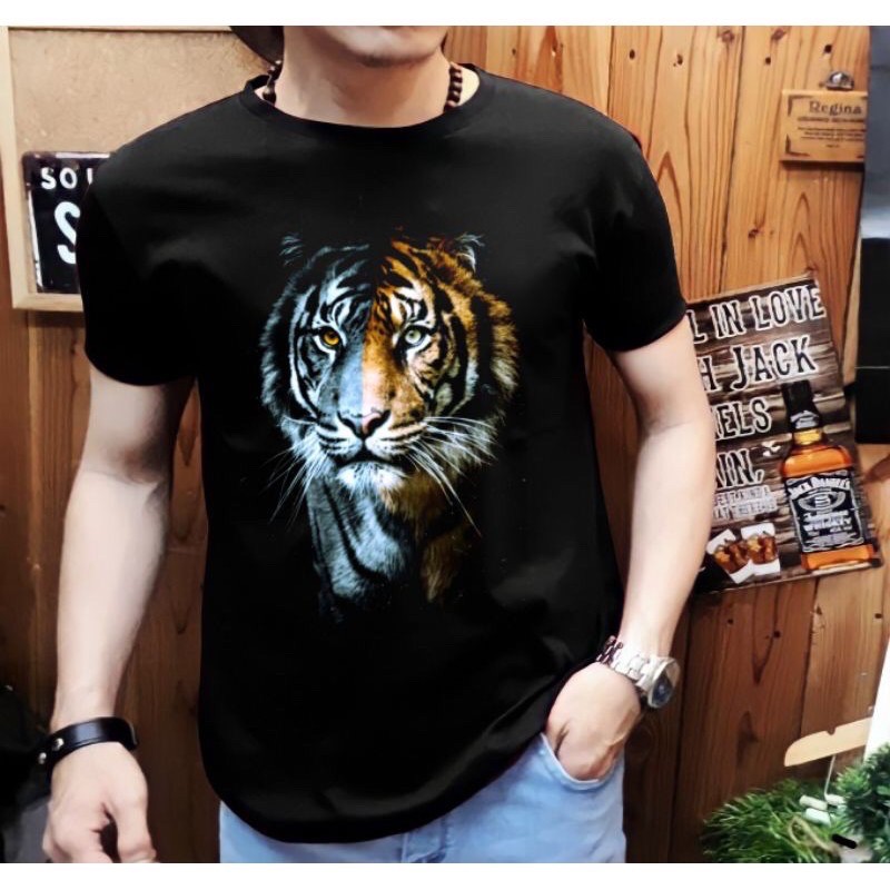 Shalch trendy Kaos Distro combed pria macan fullface 02