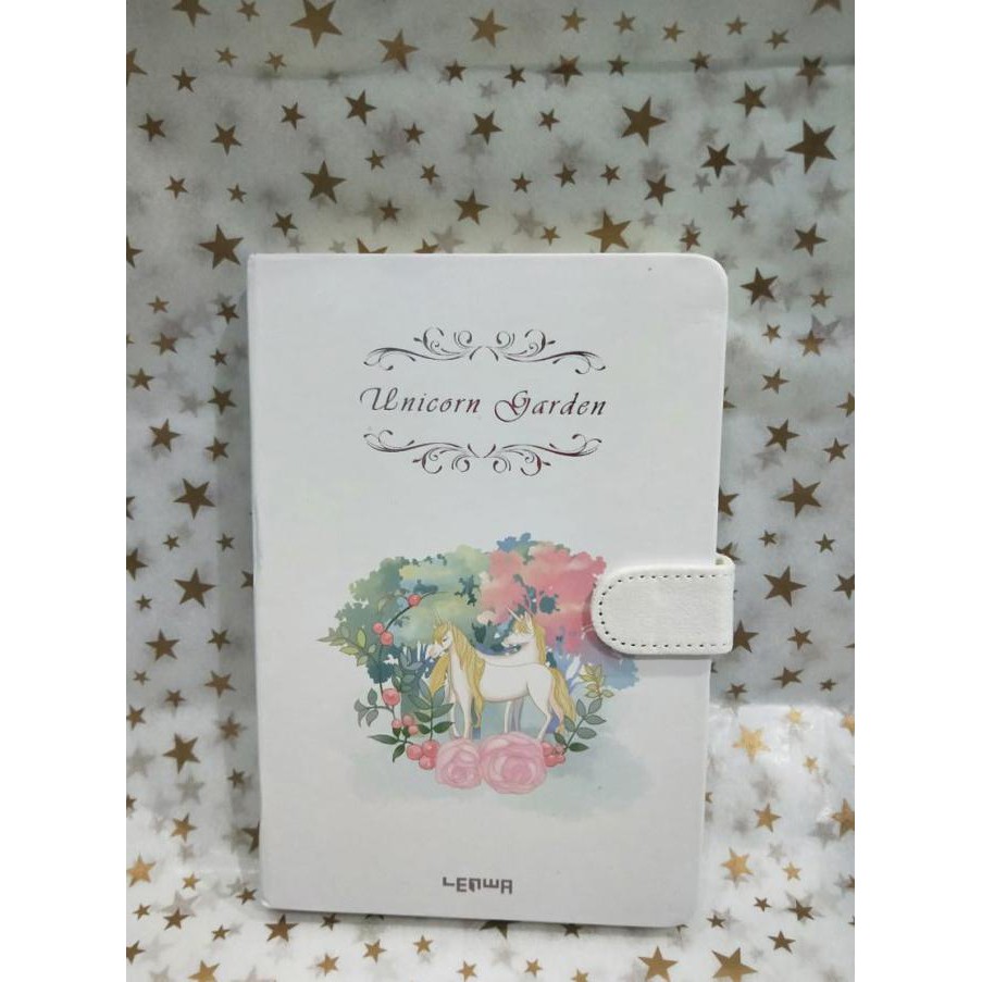 

[[BISA COD]] Buku Tulis / Notebook Unicorn Garden Hardcover Buku Catatan Harian - 1