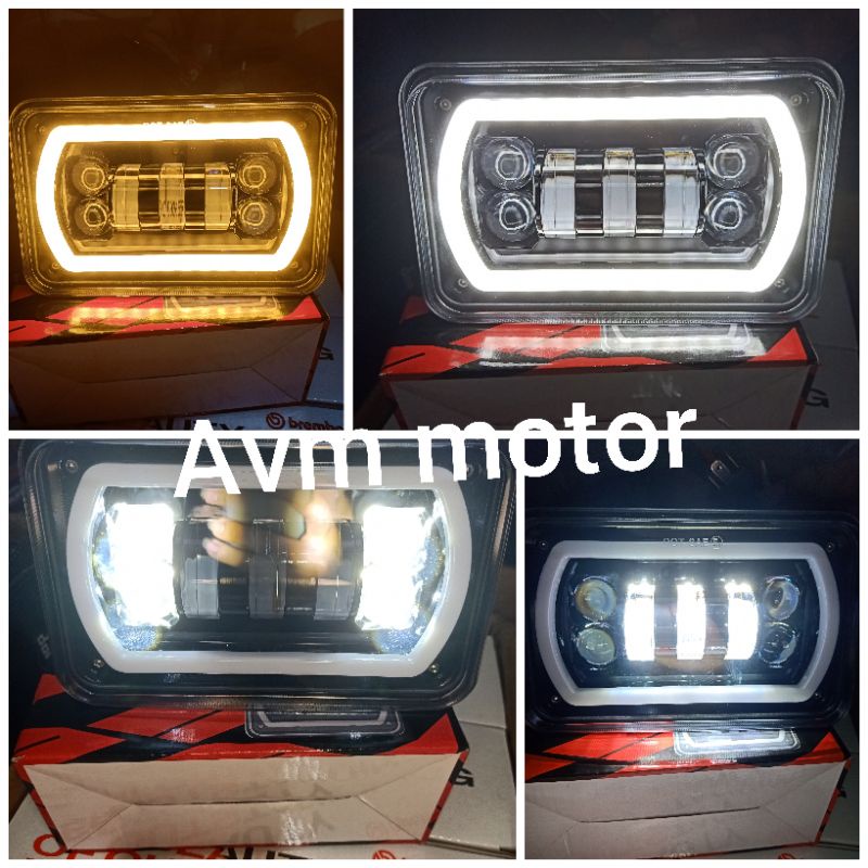Lampu daymaker kotak/Lampu kotak daymaker LED new kakra